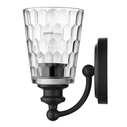 Acclaim Lighting Mae 1-Light Matte Black Sconce in Matte Black IN40020BK