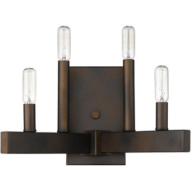 Acclaim Lighting Fallon 4-Light Oil-Rubbed Bronze Sconce in Oil-Rubbed Bronze IN40067ORB