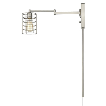 Acclaim Lighting Jett 1-Light Satin Nickel Sconce in Satin Nickel IN41030SN