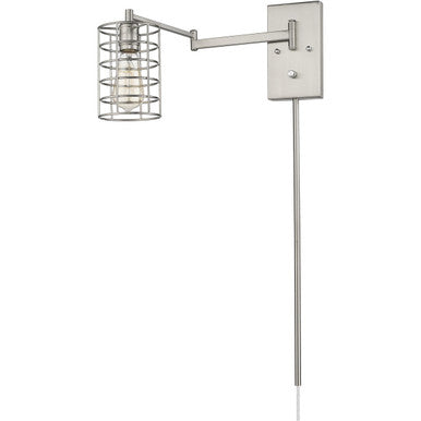 Acclaim Lighting Jett 1-Light Satin Nickel Sconce in Satin Nickel IN41030SN