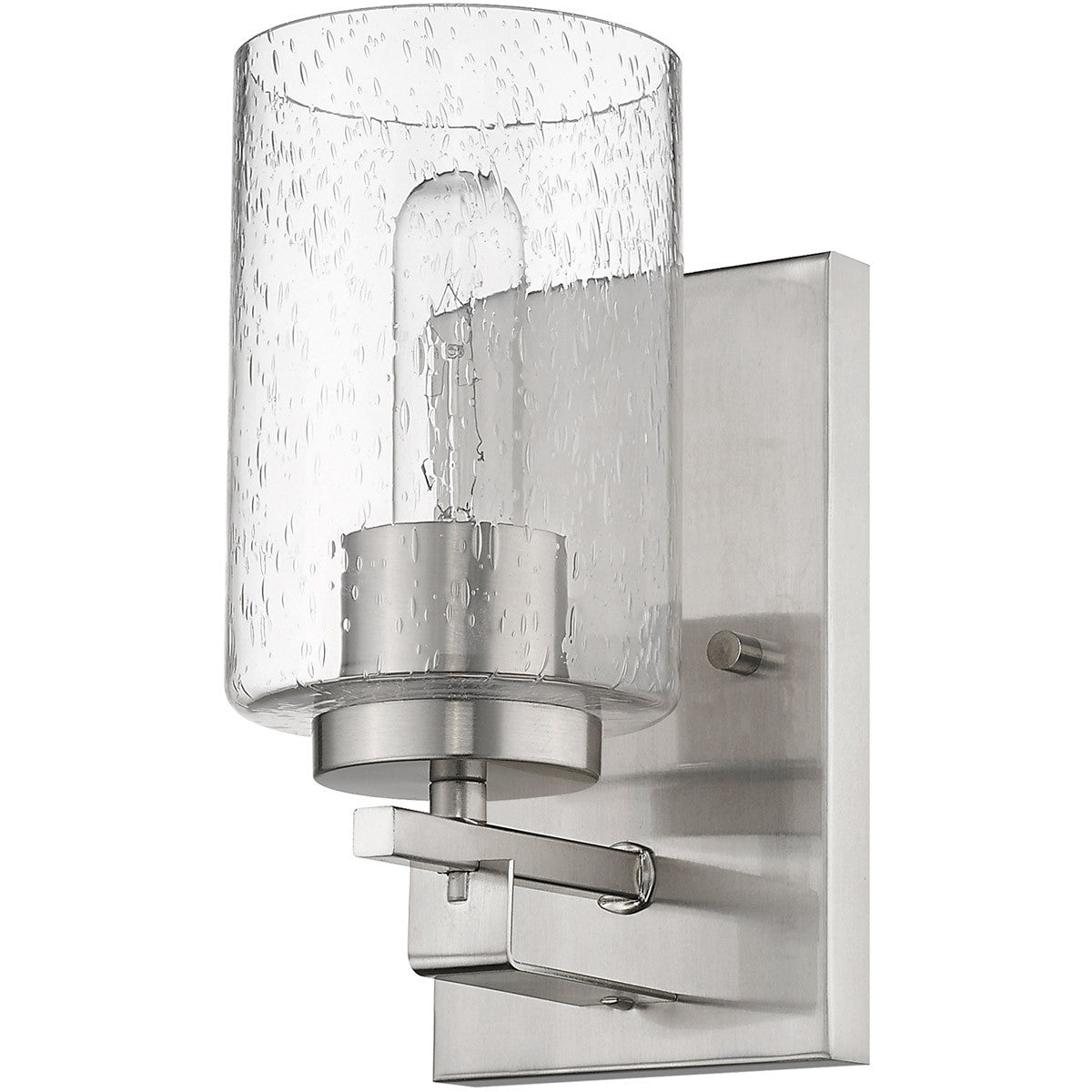 Acclaim Lighting Orella 1-Light Satin Nickel Sconce in Satin Nickel IN41100SN