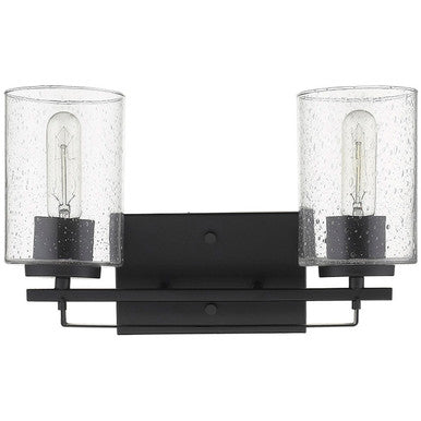 Acclaim Lighting Orella 2-Light Matte Black Sconce in Matte Black IN41101BK