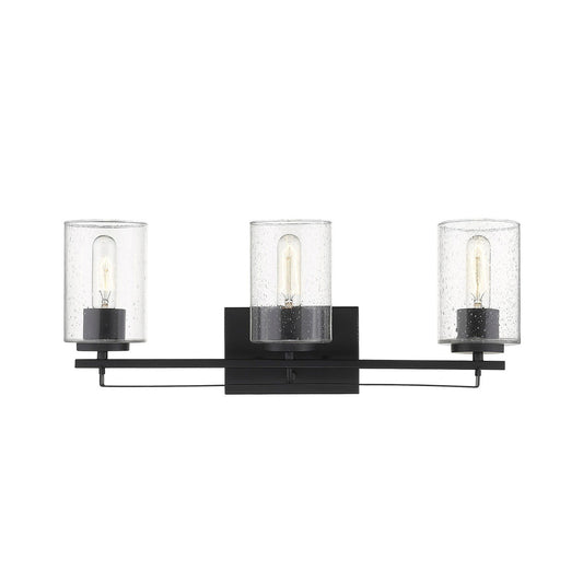 Acclaim Lighting Orella 3-Light Matte Black Sconce in Matte Black IN41102BK