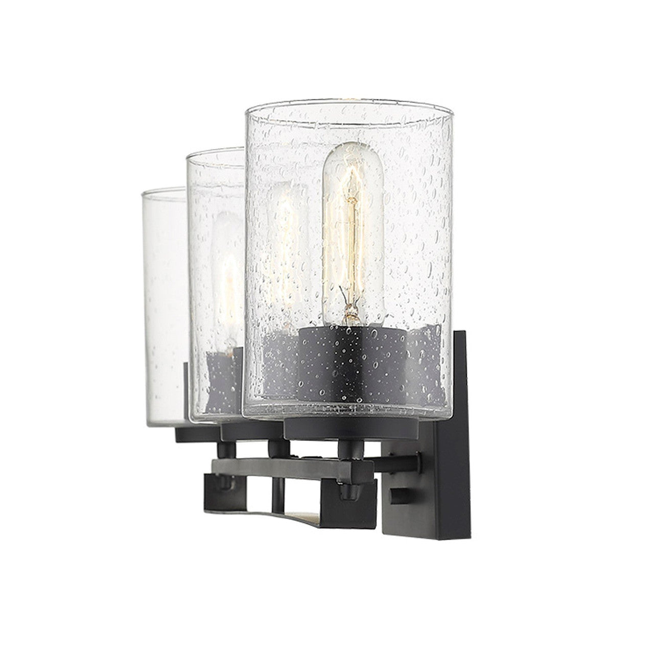 Acclaim Lighting Orella 3-Light Matte Black Sconce in Matte Black IN41102BK