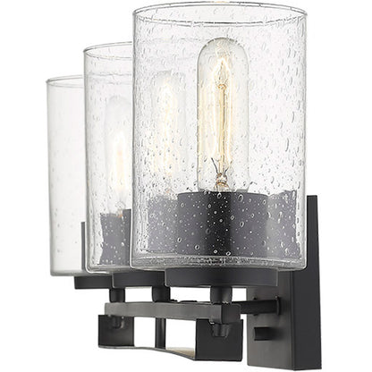 Acclaim Lighting Orella 3-Light Matte Black Sconce in Matte Black IN41102BK