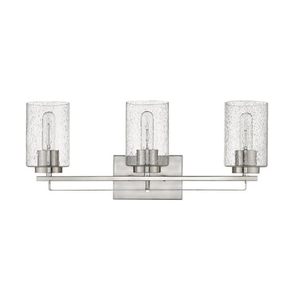 Acclaim Lighting Orella 3-Light Satin Nickel Vanity in Satin Nickel IN41102SN