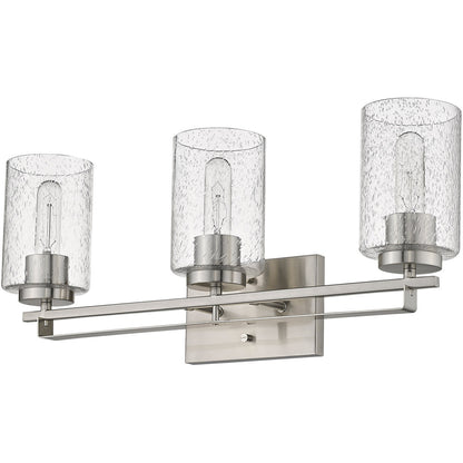 Acclaim Lighting Orella 3-Light Satin Nickel Vanity in Satin Nickel IN41102SN