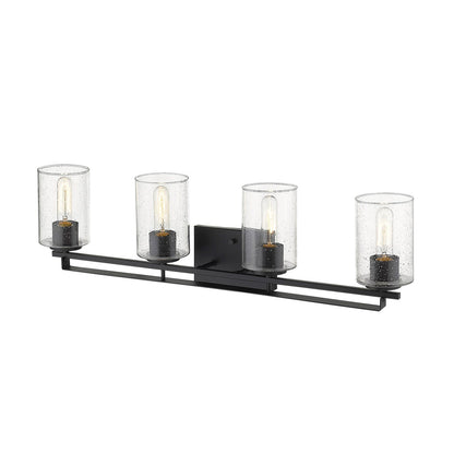 Acclaim Lighting Orella 4-Light Matte Black Sconce in Matte Black IN41103BK