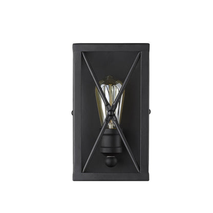 Acclaim Lighting Brooklyn 1-Light Matte Black Sconce  in Matte Black IN41120BK