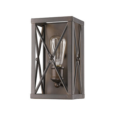 Acclaim Lighting Brooklyn 1-Light Oil-Rubbed Bronze Sconce in Oil Rubbed Bronze IN41120ORB