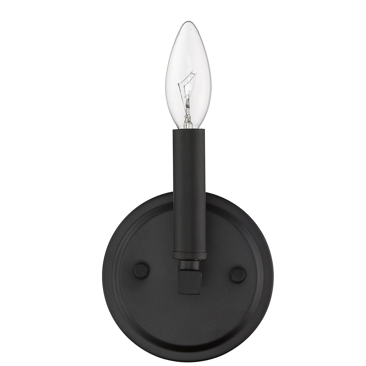 Acclaim Lighting Sawyer 1-Light Matte Black Sconce in Matte Black IN41153BK