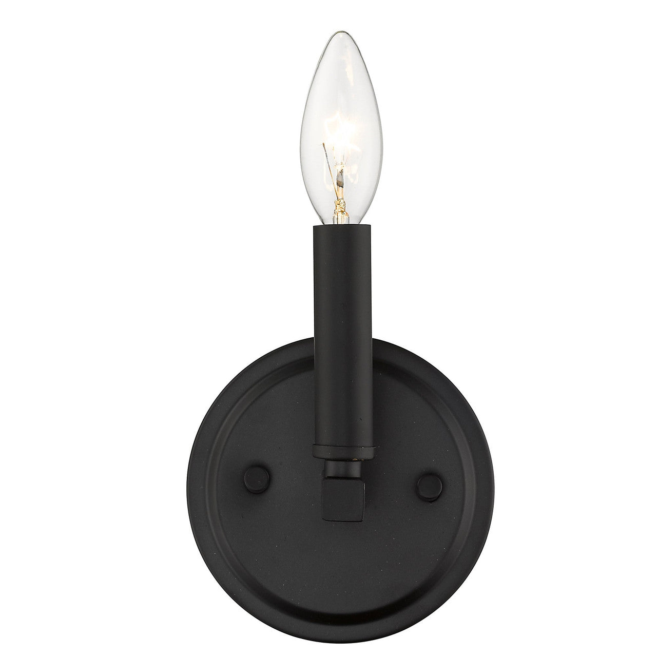 Acclaim Lighting Sawyer 1-Light Matte Black Sconce in Matte Black IN41153BK