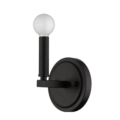 Acclaim Lighting Sawyer 1-Light Matte Black Sconce in Matte Black IN41153BK