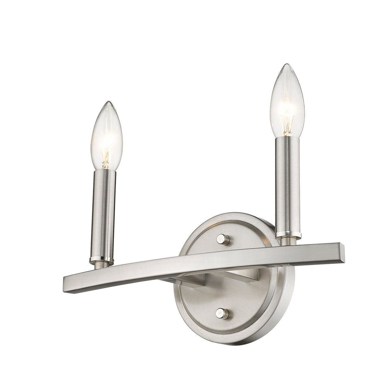 Acclaim Lighting Sawyer 2-Light Satin Nickel Vanity in Satin Nickel IN41154SN