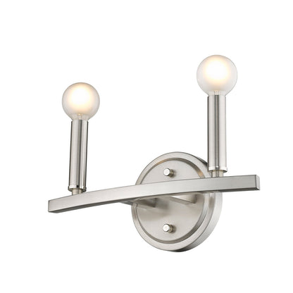 Acclaim Lighting Sawyer 2-Light Satin Nickel Vanity in Satin Nickel IN41154SN