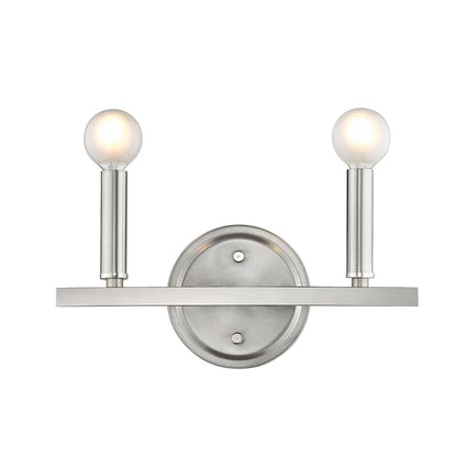 Acclaim Lighting Sawyer 2-Light Satin Nickel Vanity in Satin Nickel IN41154SN