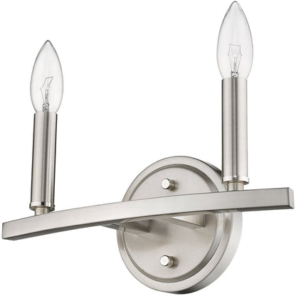 Acclaim Lighting Sawyer 2-Light Satin Nickel Vanity in Satin Nickel IN41154SN