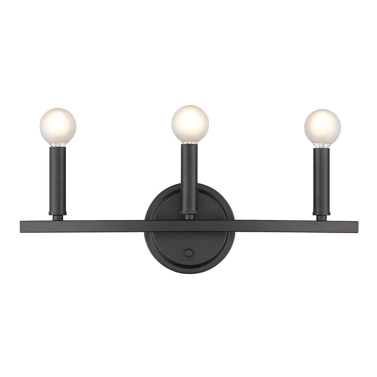 Acclaim Lighting Sawyer 3-Light Matte Black Vanity in Matte Black IN41155BK