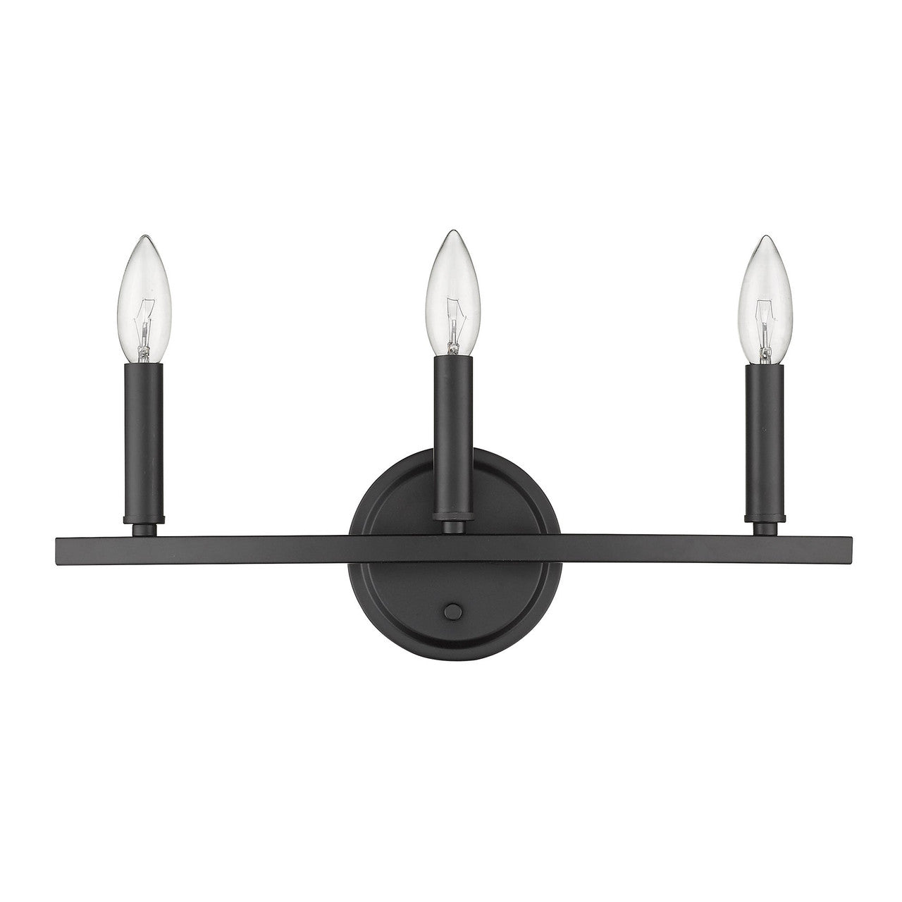 Acclaim Lighting Sawyer 3-Light Matte Black Vanity in Matte Black IN41155BK