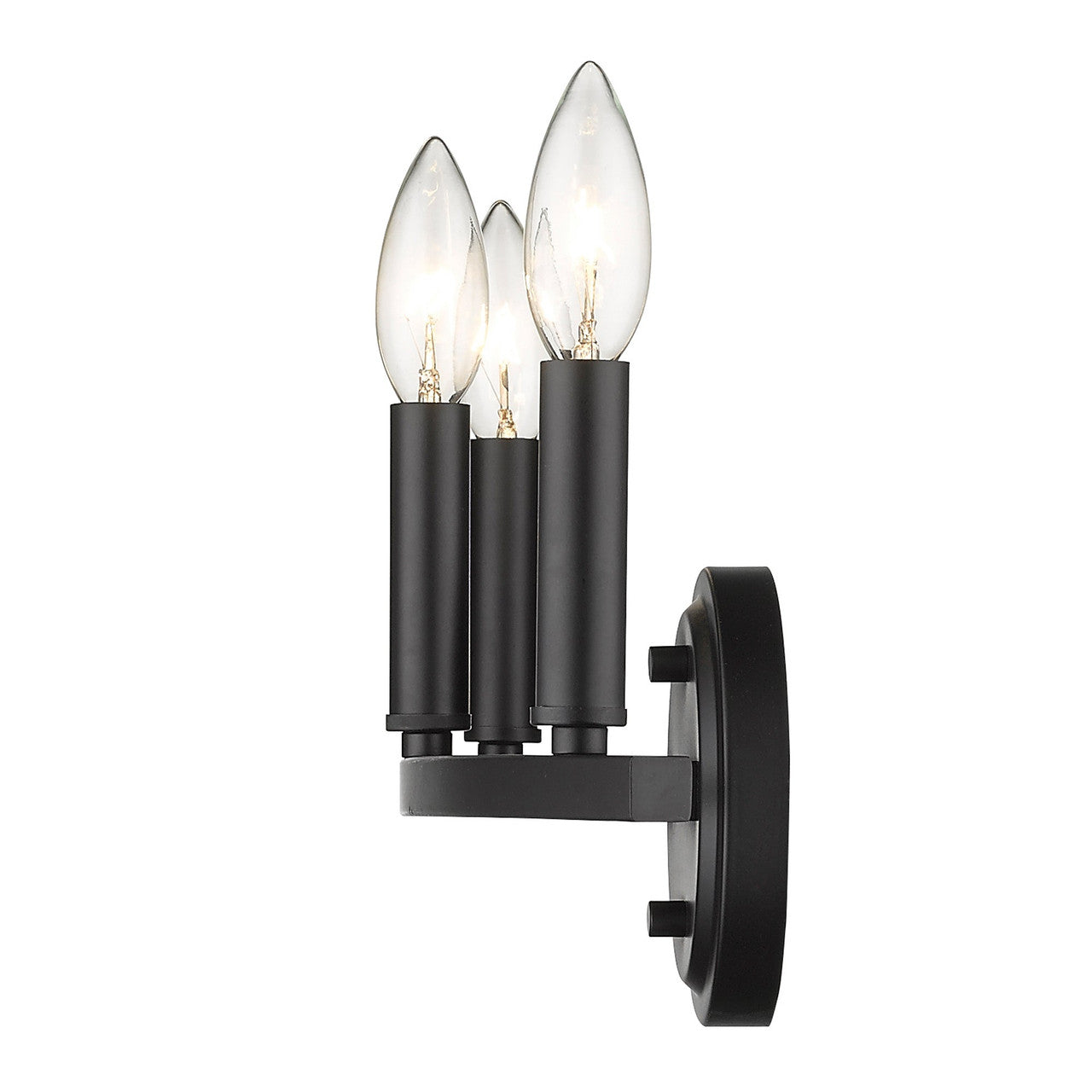 Acclaim Lighting Sawyer 3-Light Matte Black Vanity in Matte Black IN41155BK