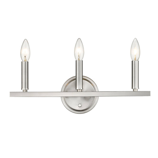 Acclaim Lighting Sawyer 3-Light Satin Nickel Vanity in Satin Nickel IN41155SN