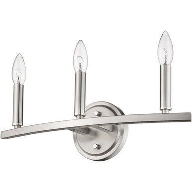 Acclaim Lighting Sawyer 3-Light Satin Nickel Vanity in Satin Nickel IN41155SN