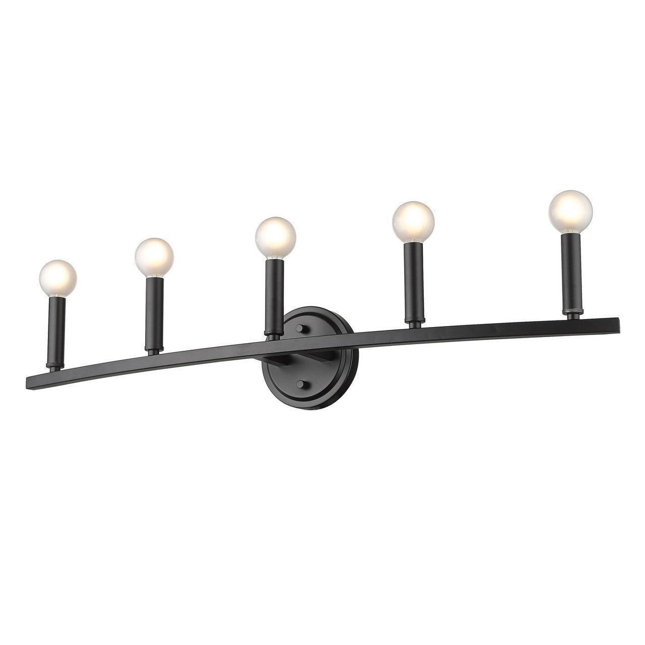 Acclaim Lighting Sawyer 5-Light Matte Black Vanity in Matte Black IN41156BK