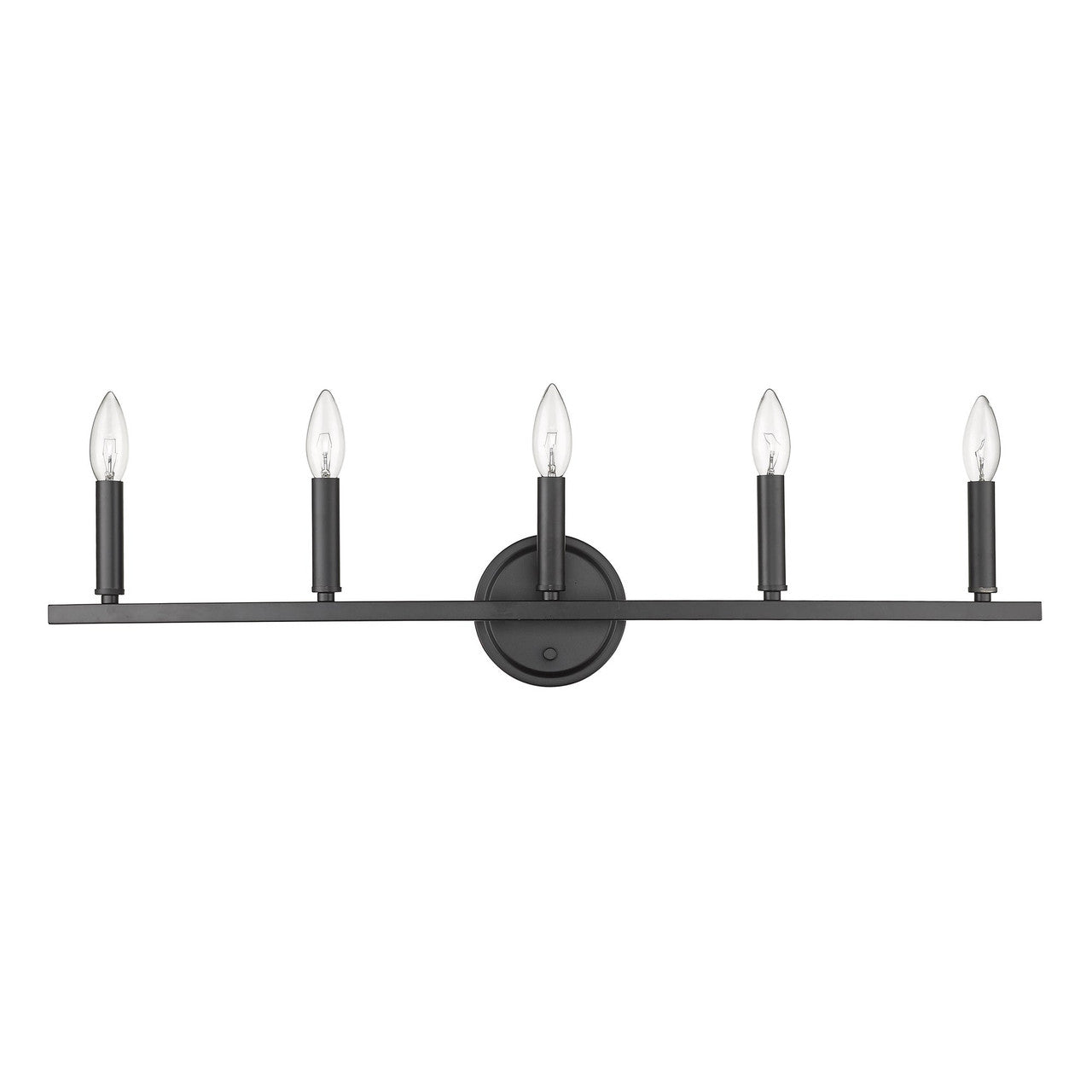 Acclaim Lighting Sawyer 5-Light Matte Black Vanity in Matte Black IN41156BK