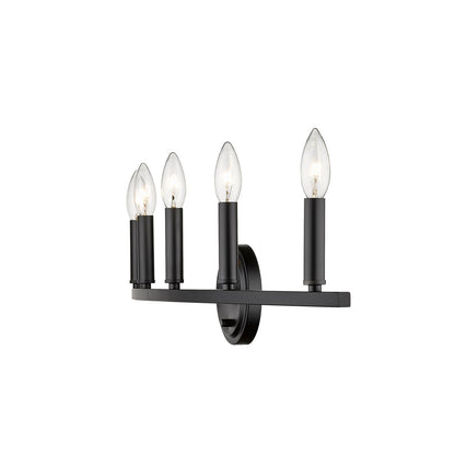 Acclaim Lighting Sawyer 5-Light Matte Black Vanity in Matte Black IN41156BK