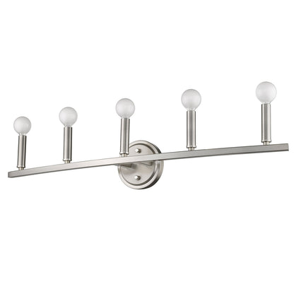 Acclaim Lighting Sawyer 5-Light Satin Nickel Vanity in Satin Nickel IN41156SN