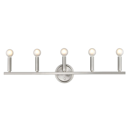 Acclaim Lighting Sawyer 5-Light Satin Nickel Vanity in Satin Nickel IN41156SN