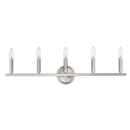 Acclaim Lighting Sawyer 5-Light Satin Nickel Vanity in Satin Nickel IN41156SN