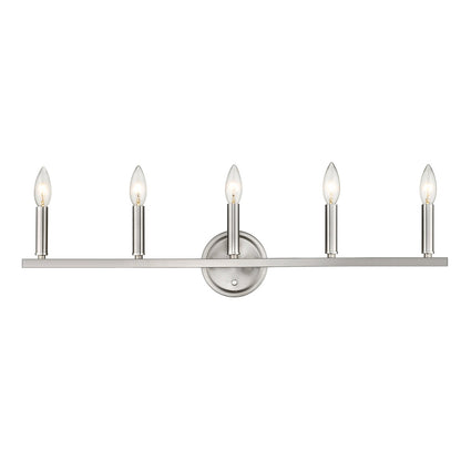 Acclaim Lighting Sawyer 5-Light Satin Nickel Vanity in Satin Nickel IN41156SN