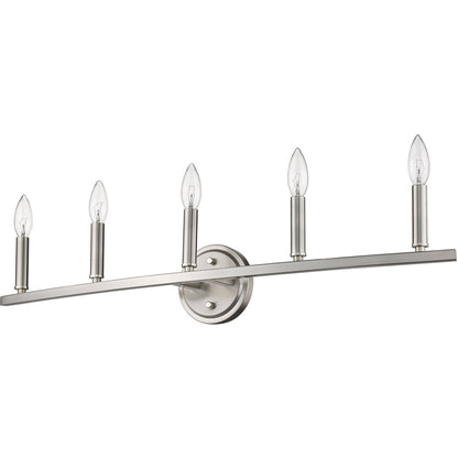 Acclaim Lighting Sawyer 5-Light Satin Nickel Vanity in Satin Nickel IN41156SN