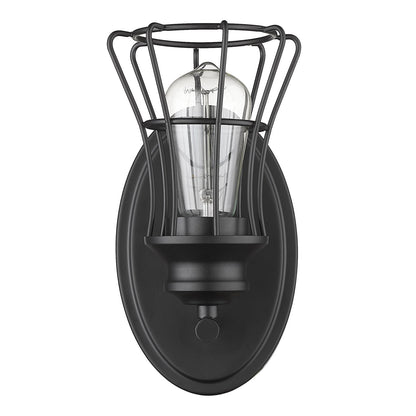 Acclaim Lighting Piers 1-Light Matte Black Sconce in Matte Black IN41280BK