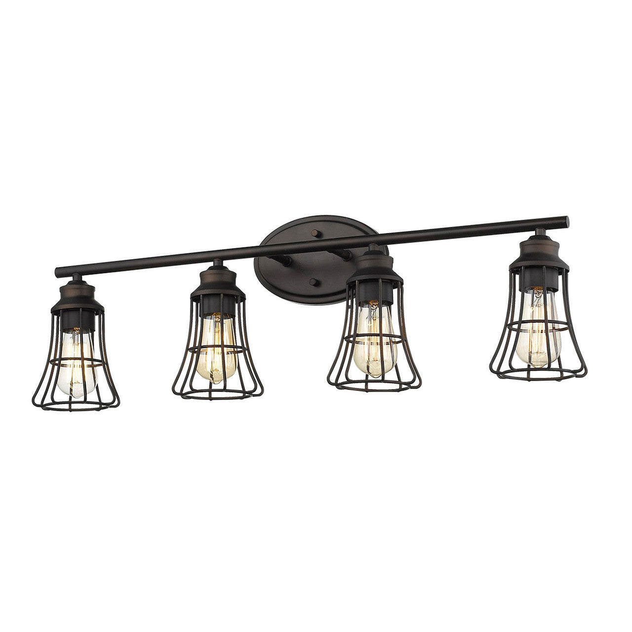 Acclaim Lighting Piers 4-Light Oil-Rubbed Bronze Vanity in Oil-Rubbed Bronze IN41283ORB