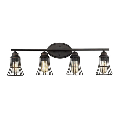 Acclaim Lighting Piers 4-Light Oil-Rubbed Bronze Vanity in Oil-Rubbed Bronze IN41283ORB