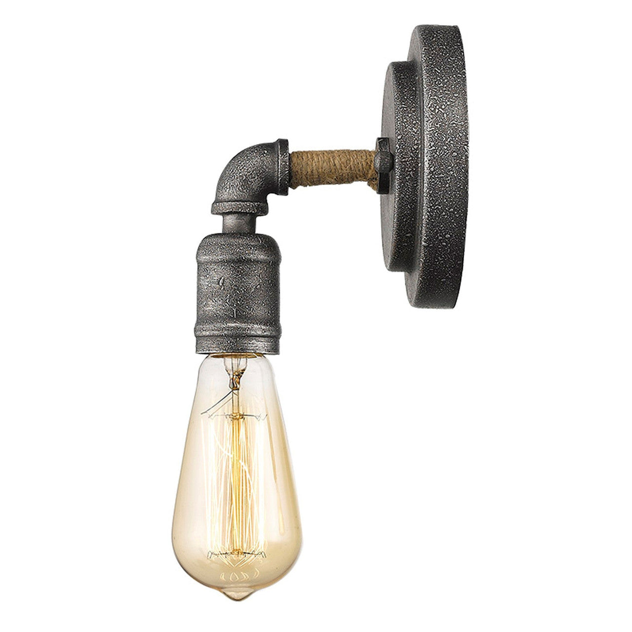 Acclaim Lighting Grayson 1-Light Antique Gray Sconce in Antique Gray IN41323AGY