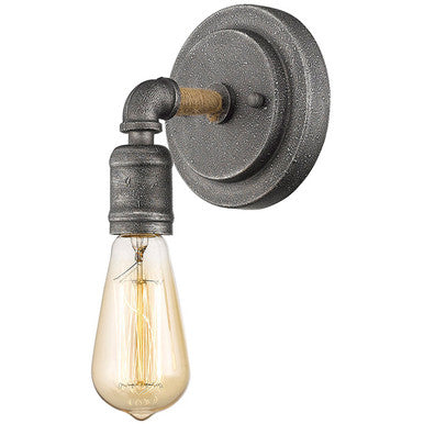 Acclaim Lighting Grayson 1-Light Antique Gray Sconce in Antique Gray IN41323AGY