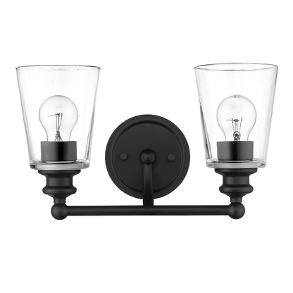 Acclaim Lighting Ceil 2-Light Matte Black Vanity in Matte Black IN41401BK