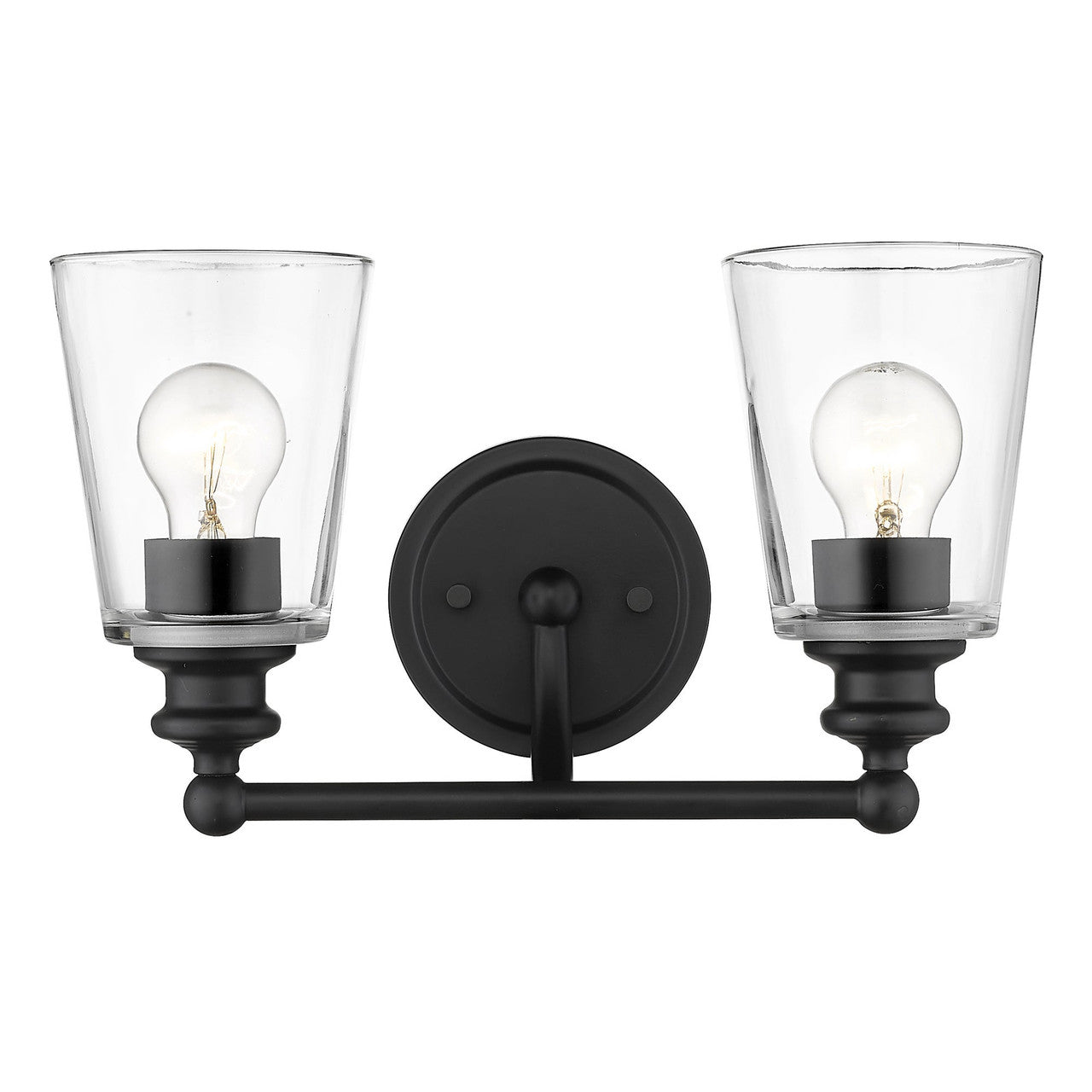 Acclaim Lighting Ceil 2-Light Matte Black Vanity in Matte Black IN41401BK