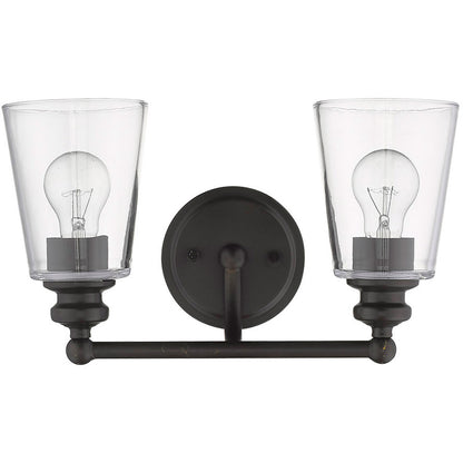 Acclaim Lighting Ceil 2-Light Oil-Rubbed Bronze Vanity in Oil-Rubbed Bronze IN41401ORB