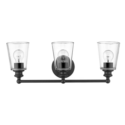 Acclaim Lighting Ceil 3-Light Matte Black Vanity in Matte Black IN41402BK