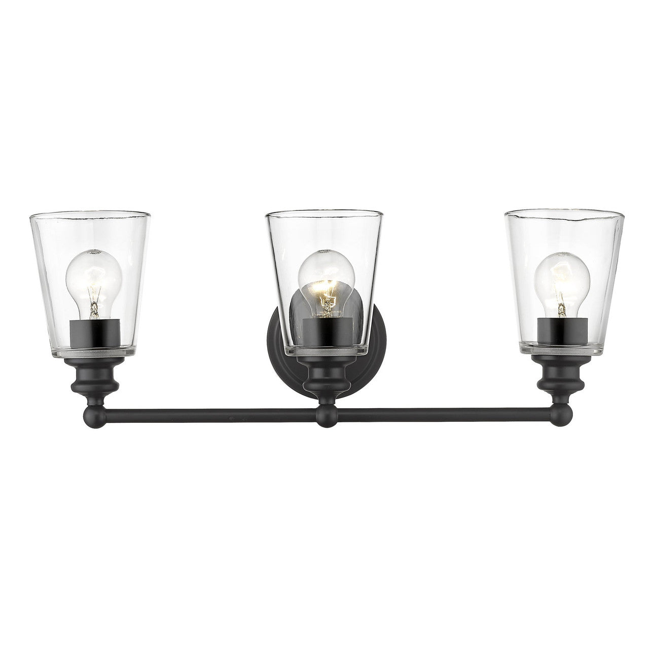 Acclaim Lighting Ceil 3-Light Matte Black Vanity in Matte Black IN41402BK