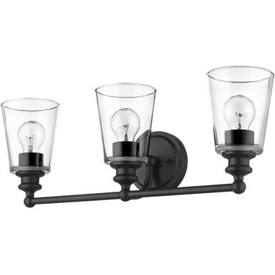 Acclaim Lighting Ceil 3-Light Matte Black Vanity in Matte Black IN41402BK