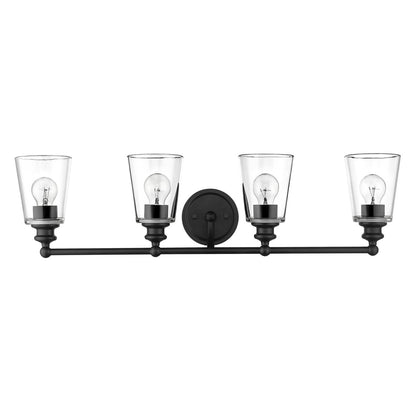 Acclaim Lighting Ceil 4-Light Matte Black Vanity in Matte Black IN41403BK