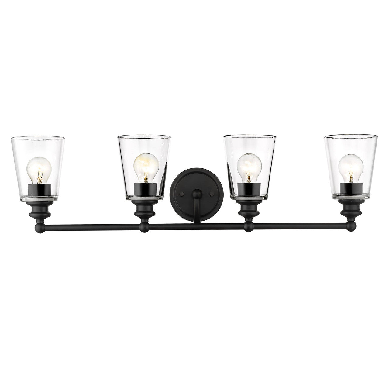 Acclaim Lighting Ceil 4-Light Matte Black Vanity in Matte Black IN41403BK