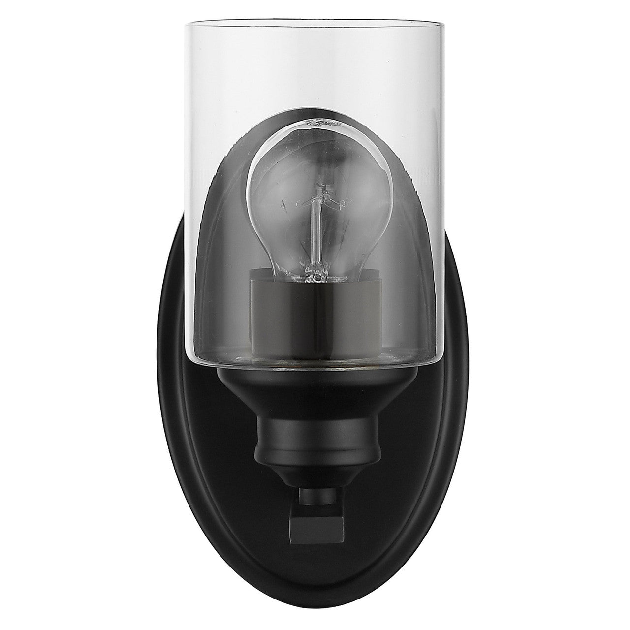 Acclaim Lighting Gemma 1-Light Matte Black Sconce in Matte Black IN41450BK