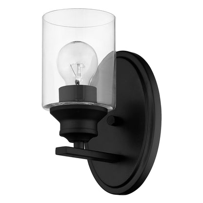 Acclaim Lighting Gemma 1-Light Matte Black Sconce in Matte Black IN41450BK