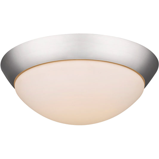 Acclaim Lighting 14-Watt Satin Nickel Integrated Led Flush Mount With Frosted Glass in Satin Nickel IN51393SN